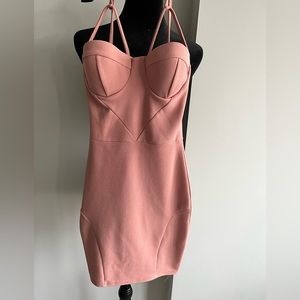 Pink Prettylittlething Bodycon Dress